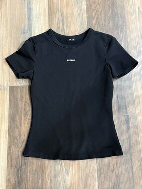 BOXRAW Women's Black Short Sleeve Crew Tee